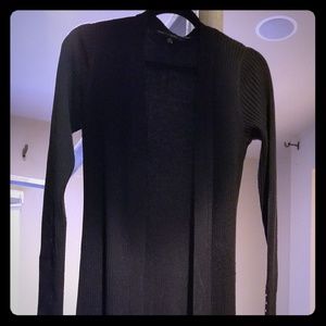 White house black market black wool duster